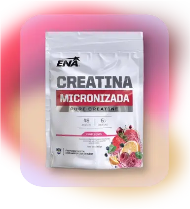 Creatina ENA Sport 300 gr monohidratada micronizada con sabor fruit punch