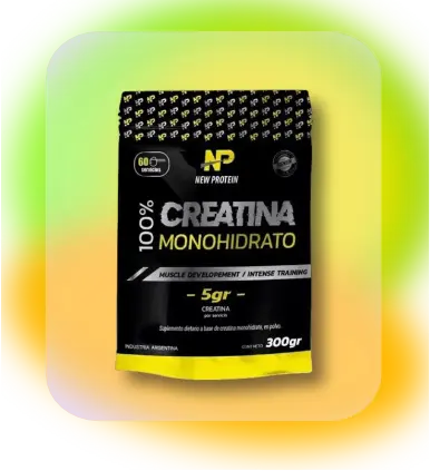 Creatina New Protein monohidratada sin sabor 300 gr